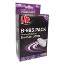  Uprint - Lot de 5 cartouches compatibles pour Brother  LC985 XL