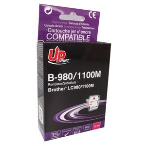 Uprint - Cartouche compatible Brother LC1100/LC980 XL Magenta 