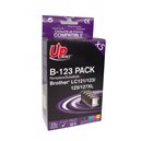 Uprint - Lot de 5 Cartouches compatibles pour Brother LC123 XL