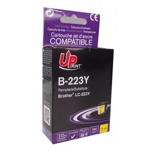 Uprint- Cartouche compatible pour Brother LC225XL Yellow
