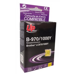 Uprint - Cartouche compatible Brother LC1000/LC970 XL Yellow