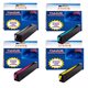 T3AZUR - Lot de 4 Cartouches compatibles HP (n°970+n°971) XL