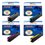 T3AZUR - Lot de 4 Cartouches compatibles HP (n°970+n°971) XL