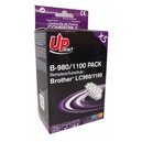 Uprint - Lot 5 Cartouches compatibles Brother LC1100/LC980 XL