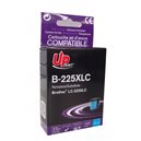 Uprint- Cartouche compatible pour Brother LC225XL Cyan