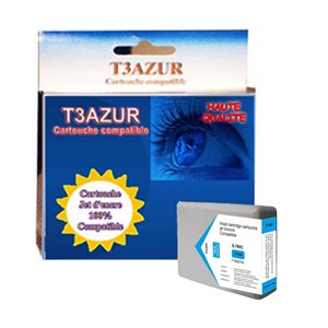 Cartouche compatible pour Epson T7912XL Cyan (avec puce)