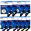 PGI550/CLI551 XL - Lot de 10 Cartouches compatibles pour Canon Pixma MG-6450 / Pixma MG6450  