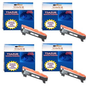 TN1050 - Lot de 4 Toner Laser compatible pour Brother DCP-1510 / DCP 1510 / DCP-1512A / DCP 1512A 