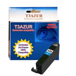 CLI526C - Cartouche compatible Canon Pixma MG6150 / MG6250 / MG 6150 / MG 6250 Cyan