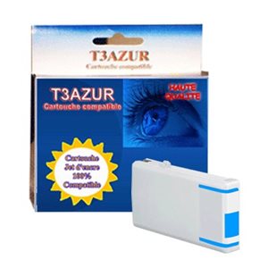 T7012- Cartouche compatible pour Epson WorkForce Pro WP-4515DN / WP 4515DN / WP-4525DNF / WP 4525DNF Cyan (avec puce)