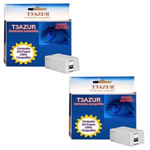 T7441XL - Lot de 2 Cartouches compatibles pour Epson T7441XL Noire