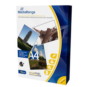 Lot 100 Papiers photos 135gr Brillant A4 (21x29,7)- Mediarange