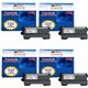 TN2220 - Lot de 4 Toner Laser Brother compatible TN 2220