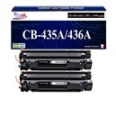HP 35A - Lot de 2 Toner/Laser compatible HP CB435A