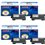 TN2010 - Lot de 4 Toner Laser Brother compatible HL-2132E / HL-2135W / HL 2132E / HL 2135W