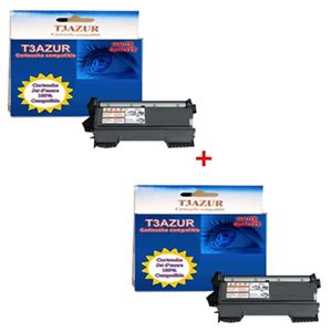 TN2220 - Lot de 2 Toner Laser Brother compatible HL-2240 / HL-2240D / HL 2240 / HL 2240D 