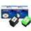 Lot de 3 Cartouches compatibles type T3AZUR pour imprimante HP PhotoSmart 2570, 2571, 2573 (2x337+343) 18ml (Noire et Couleur)