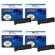T3AZUR - Lot de 4 Toner compatible Canon CRG-737H  (Haute Capacité) 
