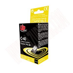 Uprint - Cartouche Compatible Canon PG-40 Noire  (Haute Capacité) 