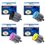 Lot de 4 Toners compatible Samsung CLP300 / CLP300N