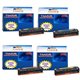 Lot de 4 Toner générique Canon CRG731