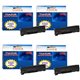 Lot de 4 Toner compatible Canon CRG-737H (Haute Capacité) 