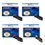 T3AZUR - Lot de 4 Toners génériques DELL C2660 / C2665