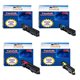 4 Toners DELL C2660 / C2665 - Compatible