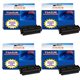 Lot de 4 Toners compatibles pour Lexmark X642 / X644