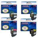 Lot de 4 Toners génériques pour Lexmark C540 / C544
