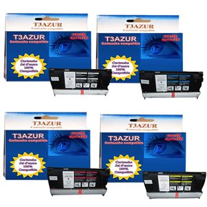 4 Toners Lexmark C736H1KG / C736H1CG / C736H1MG / C736H1YG  - Compatible