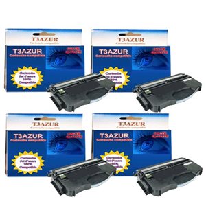 4 Toners Lexmark Optra E120 / E120N - Compatible