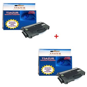 2 Toners Lexmark Optra E120 / E120N - Compatible