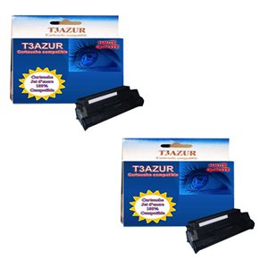 2 Toners Lexmark OPTRA E310 / E312 / E312L / 13T0101 - Compatible - 6 000 pages