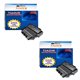 2 Toners Lexmark X634DTE / X634E / 12A7462 - Compatible - 21 000 pages