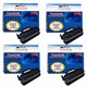 4 Toners Lexmark X203 / X203n /  X203A21G - Compatible - 2 500 pages