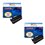 2 Toners Lexmark X203 / X203n /  X203A21G - Compatible - 2 500 pages