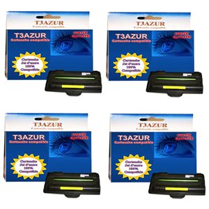 Lot de 4 Toners compatibles pour Lexmark X215 / ML1710D3 - Compatible - 3 000 pages