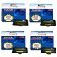 Lot de 4 Toners compatibles pour Lexmark X215 / ML1710D3 - Compatible - 3 000 pages