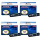4 Toners générique pour Lexmark X340 / 342N / X340H11G - Compatible - 2 500 pages 