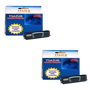 2 Toners générique pour Lexmark X340 / 342N / X340H11G - Compatible - 2 500 pages 