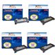 4 Toners Lexmark X500 / X500n - Compatible