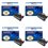4 Toners Lexmark OPTRA E250 / E350 / 0E250A11E - Compatible - 3 500 pages