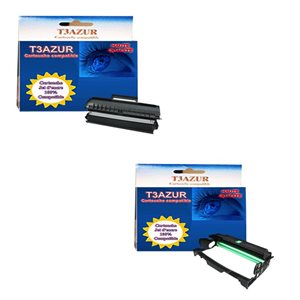 Toner + Tambour Lexmark E460 / E460dn / E460dw - Compatible