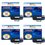 4 Toners Lexmark MX410de / MX510de / 60F2H00 - Compatible - 10 000 pages