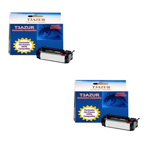 2 Toners Lexmark Optra 412 / M412N/ 17G0154 - Compatible - 15 000 pages