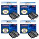 4 Toners Lexmark Optra T630 / T632 / T634 / 12A7462 - Compatible - 21 000 pages