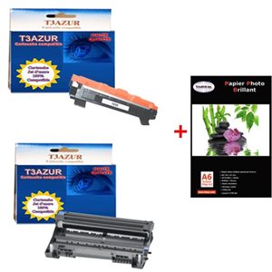 Toner et Tambour compatible Brother MFC-1810, MFC-1910, MFC-1910W, TN1050, DR1050 – T3AZUR Noir Toner et Tambour compatible Brother MFC-1810, MFC-1910, MFC-1910W, TN1050, DR1050 – T3AZUR Noir