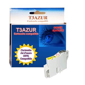 T3AZUR - Cartouche compatible Epson T0424- Yellow