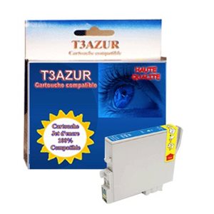 T3AZUR - Cartouche compatible Epson T0549- Bleue